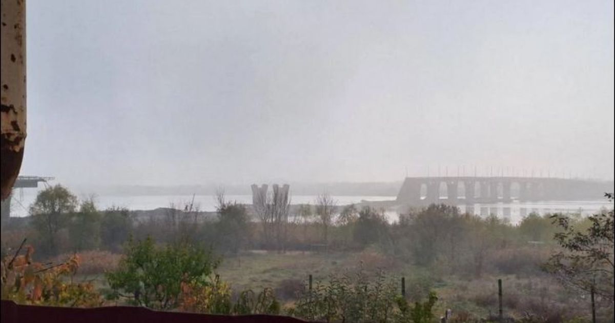 Антоновский мост разрушен